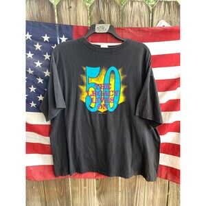 1991 "The Legacy Lives On" 50th Anniversary black tee 50 Size  XL